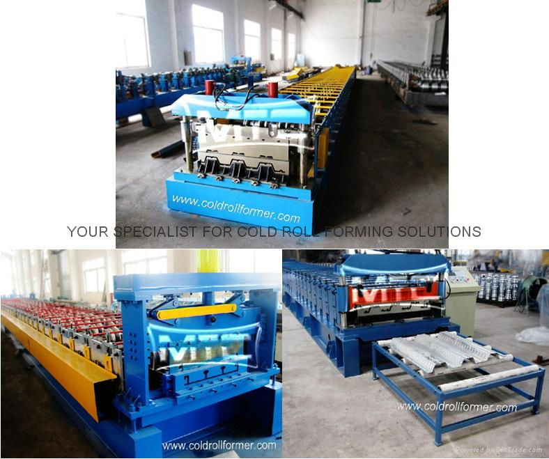 Metal Floor Deck Roll Forming Machine