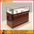 Custom luxury wooden and glass jewelry display cabinet