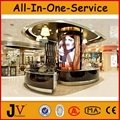 Cosmetic kiosk display cabinet showcase design and manufacture 2