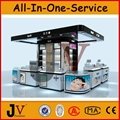 Cosmetic kiosk display cabinet showcase design and manufacture 5