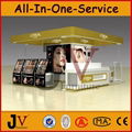 Cosmetic kiosk display cabinet showcase design and manufacture 1