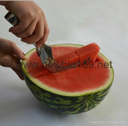 Watermelon slicer cutter server corer scoop stainless steel tool Utensils Slicy