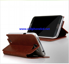 Leather Wallet Case Stand for iPad Mini Good Quality