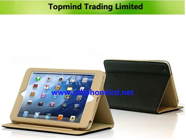 Leather Wallet Case Stand for iPad Mini Good Quality 3