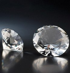 crystal diamond paperweight machine-made wedding favor