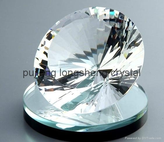 machine made more facet crystal diamond 80mm 100mm 2