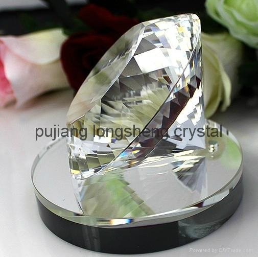 machine made more facet crystal diamond 80mm 100mm 3