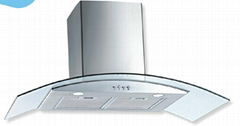 new european style kitchen hood with 2 speeds & touch control