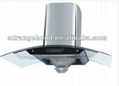 European style kitchen hood with stainless steel baffle filter