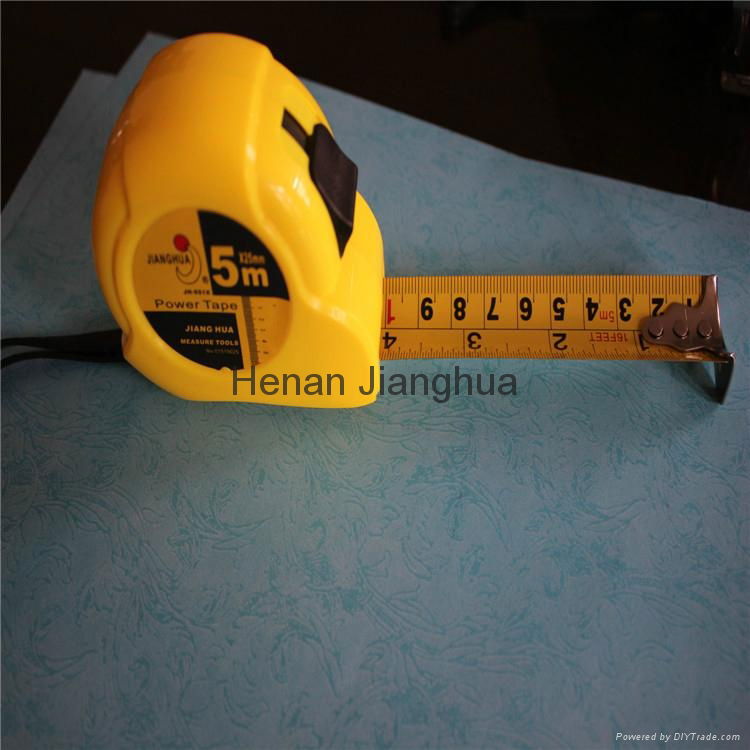 double printing different color base painting and graduations Measuring tape 