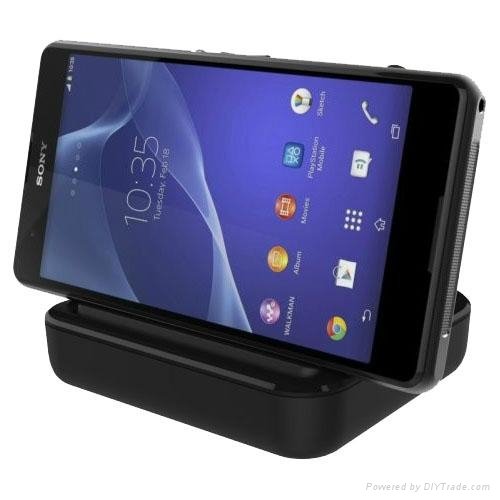 Special design for Sony Xperia Z2 charging dock 5