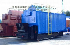 Coal fired threaded pipe hot water boiler 