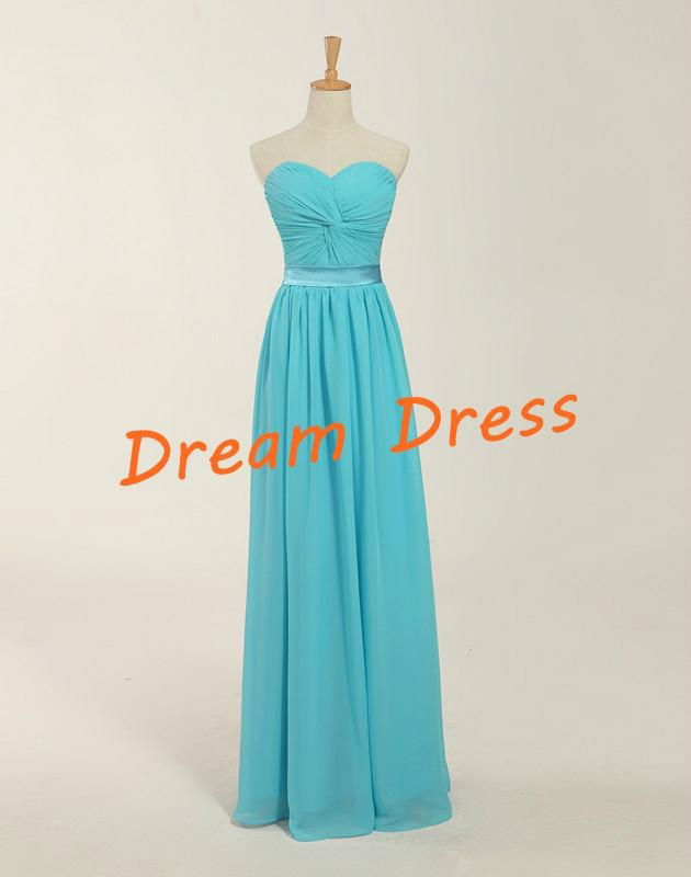 2014 New Stock  Chiffon Bridesmaid Dress Bridesmaid Gown  5