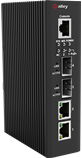 industrial managed ethernet switch two ports with two SFP POE