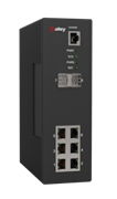 industrial managed ethernet switch six ports with two SFP POE