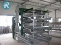 Stacked layer cage system for laying hens