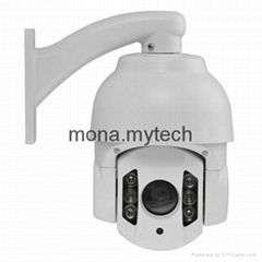 Auto Tracking Full HD IP High speed dome cameras 10X optical zoom