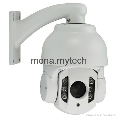 Auto Tracking Full HD IP High speed dome cameras 10X optical zoom 2