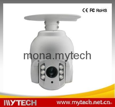 Auto Tracking Full HD IP High speed dome cameras 10X optical zoom 3