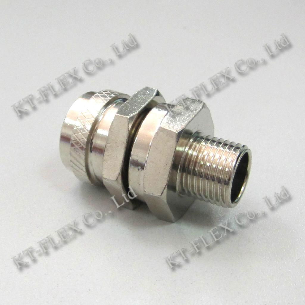 brass flexible conduit glands brass fixed connectors VJCS11 kt