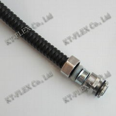 Liquid tight flexible conduit PVC coated steel conduit