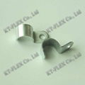 One hole cable clip 9mm nickel plated iron hose calmps 1