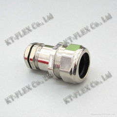 Clamping waterproof flexible cable corrugated connector