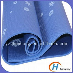 Flower Printed PVC Yoga Mat