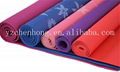 Flower Printed PVC Yoga Mat  2