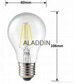 led filament bulb light 5W with E27 /E26/B22 base 2