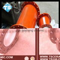 wear resistant ceramic tube and elbow