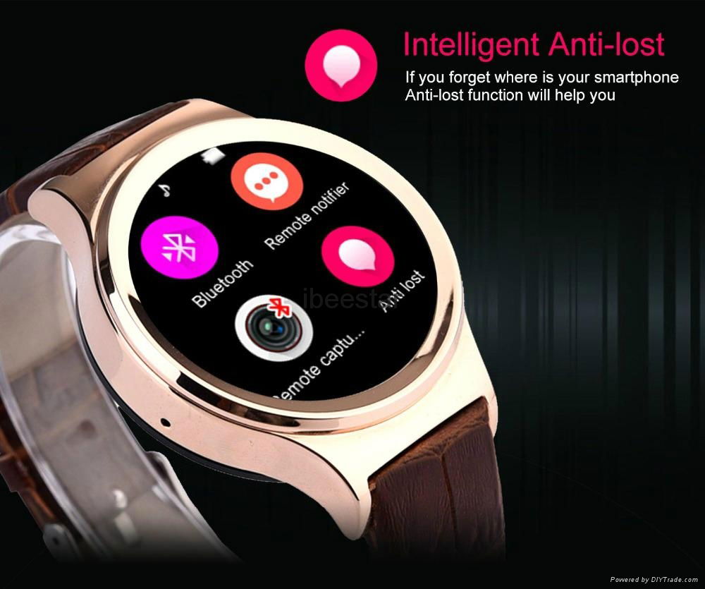 2016 New Arrival Smart Watch T3 Support SIM SD Card Bluetooth WAP GPRS SMS MP3  5