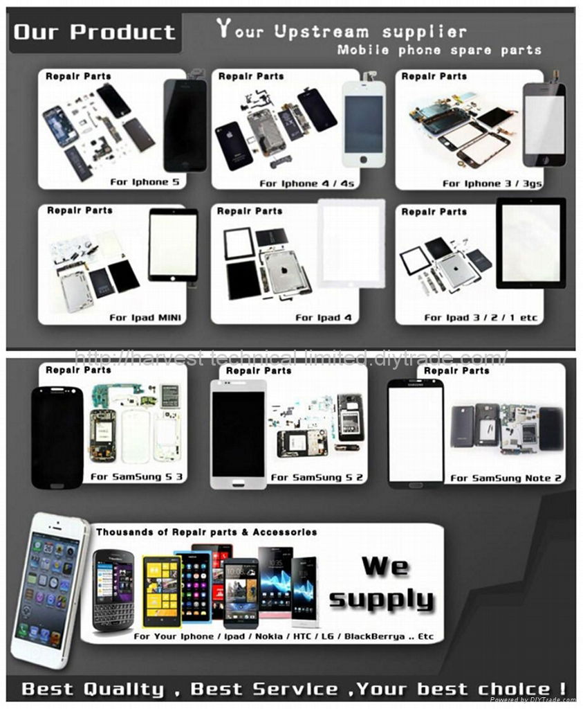 For iphone4/4S lcd assemble with touch screen and digitizer Replacement  5