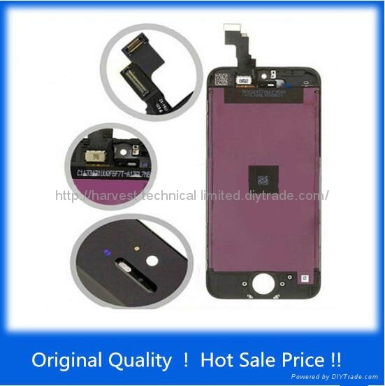 Hot sale for iphone 5s lcd screen original quality digitizer display 2