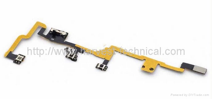 Power On/Off Volume Control Flex Cable Ribbon for Ipad 2