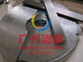 Wedge wire flat panel