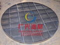 Wedge wire flat panel