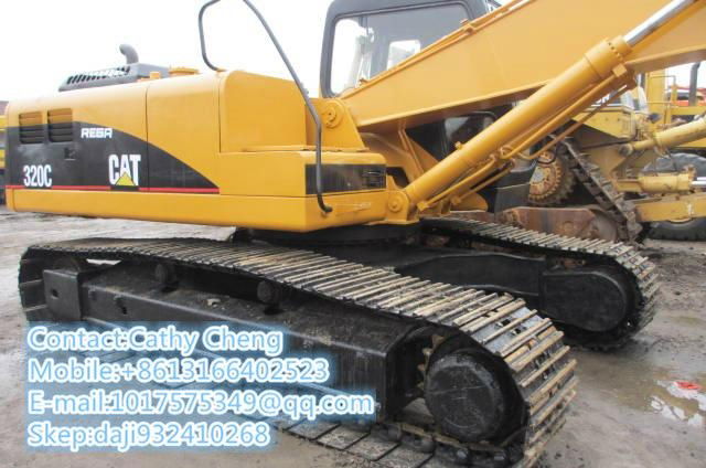 USED CAT 320C EXCAVATOR 4