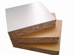 plain  melamine faced particleboard