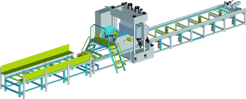 automatic wire mesh welding line(type C line bar coiled, cross bar pre-cut) 4