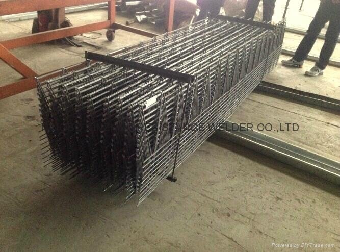 steel bar truss lattice girder welding line 4