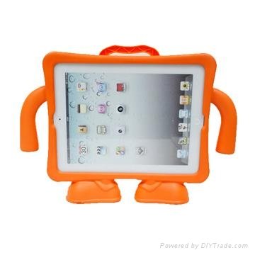 cartoon kids friendly soft foam cover protective with stand for ipad 3