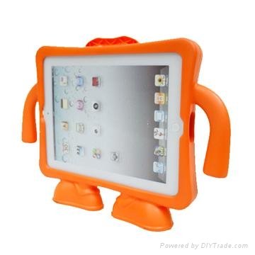 cartoon kids friendly soft foam cover protective with stand for ipad 4