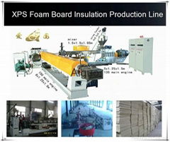 Extruded polystyrene XPS foam sheets insulation machine