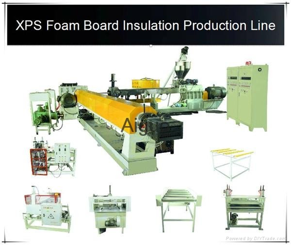 Extruded polystyrene XPS foam sheets insulation machine 4