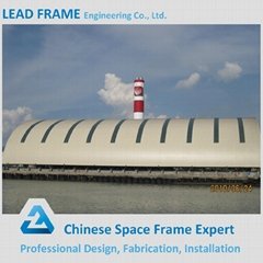 barrel space frame coal storage silo 