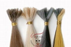 Glamorous  Multicolor Stylish European Human Hair Extension