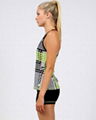 custom girls sublimation training running suit tank top & short 1