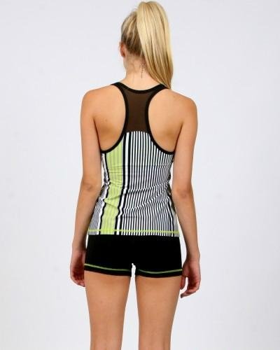 custom girls sublimation training running suit tank top & short 5
