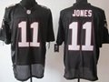 America Football jerseys 11#Jones black color men's Elite Jerseys 1